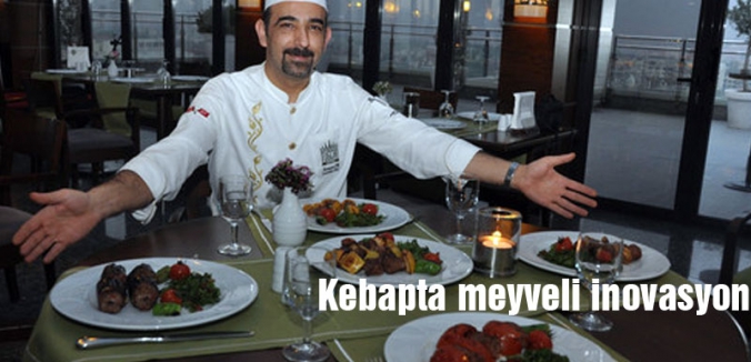 İlkbahar meyvelerinden kebap
