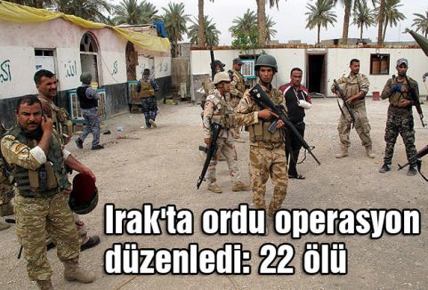 Irak'ta Felluce'ye Ordu Operasyon Düzenledi