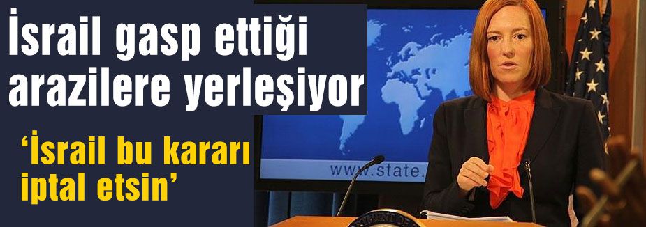 İsrail gasp ettiği arazilere yerleşiyor