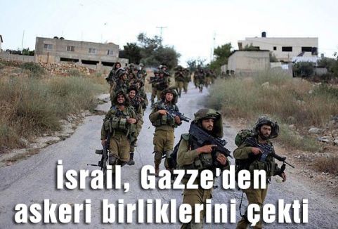 İsrail Gazze'den Çekildi