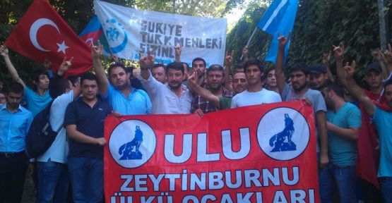 İstanbul Ülkü Ocakları'nın Çin Protestosu