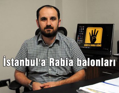 İstanbul'a Rabia balonları