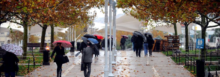İstanbul'da beklenen yağış geldi...