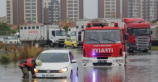 İstanbul'da şiddetli yağış...