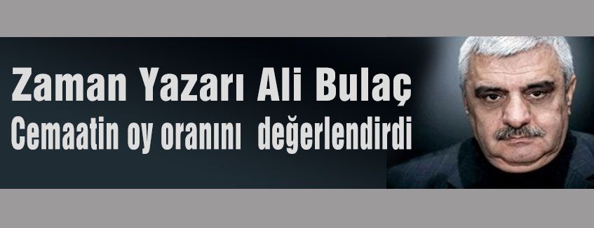İşte cemaatin Oy Oranı...