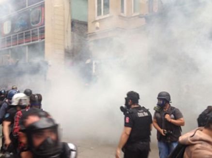 İstiklal'de polis müdahale etti