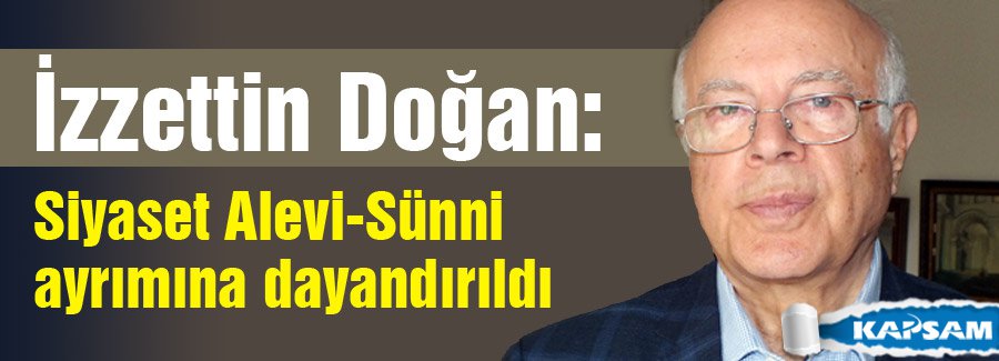 İzzettin Doğan: Cumhurbaşkanı Aleviliği yuhalattı