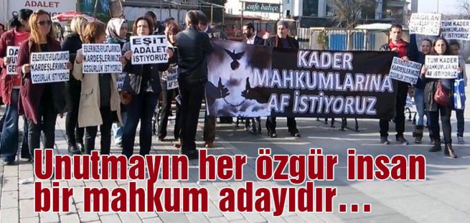 Kader Mahkumu Yakınları Çağlayan'da Haykırdı