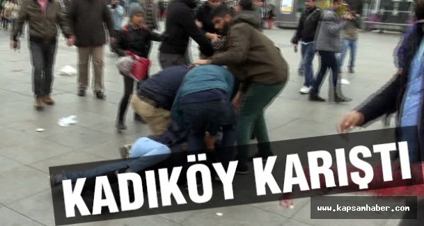 Kadıköy Karıştı; Polis Müdahale Etti