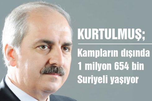 Kampların dışında 1 milyon 654 bin Suriyeli yaşıyor