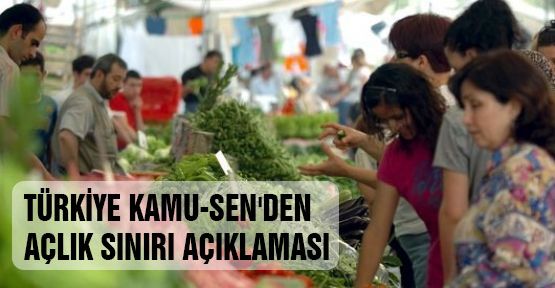 Kamu-Sen Açlık Sınırı...