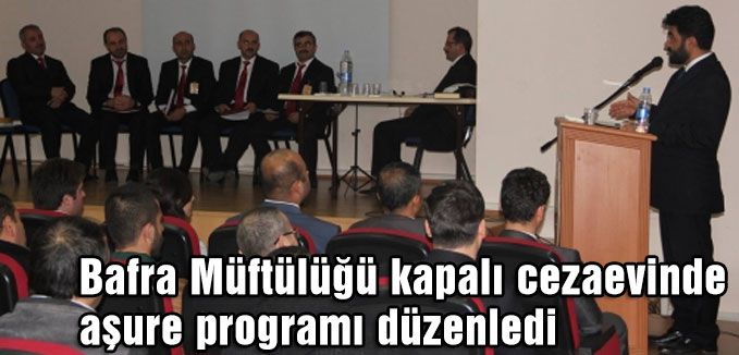Kapalı cezaevinde aşure programı