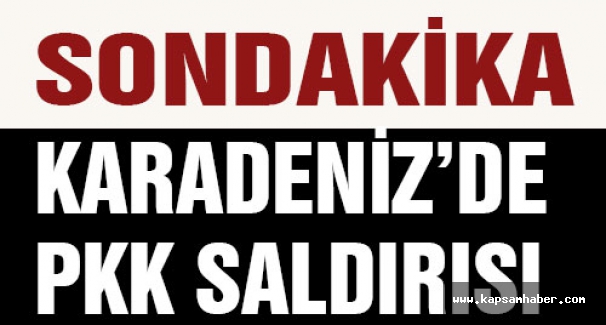 Karadeniz'de PKK Saldırısı