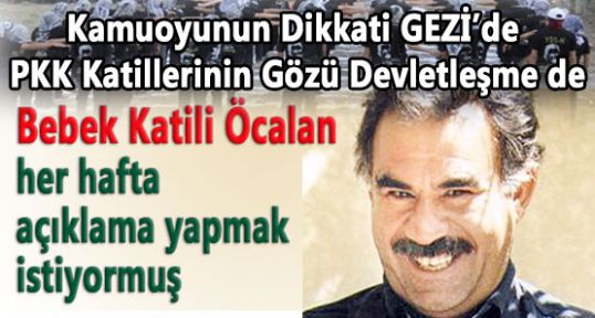 Katil Öcalan Sanki Devlet Yönetiyor!