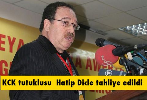 KCK tutuklusu Hatip Dicle tahliye edildi