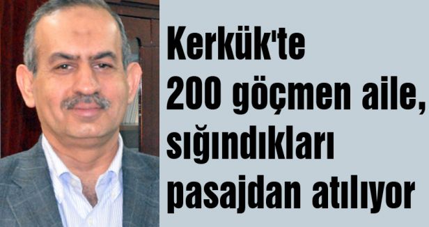 Kerkük'te 200 göçmen aile zor durumda
