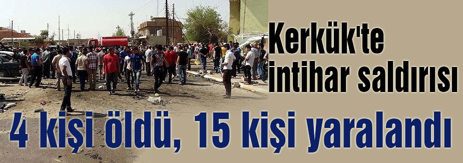 Kerkük'te KDP önünde intihar saldırısı