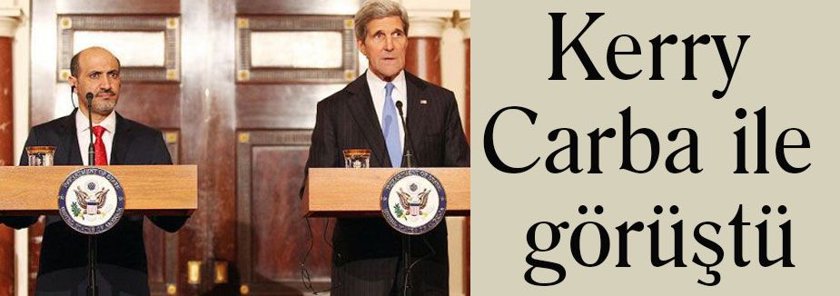Kerry Carba ile görüştü....