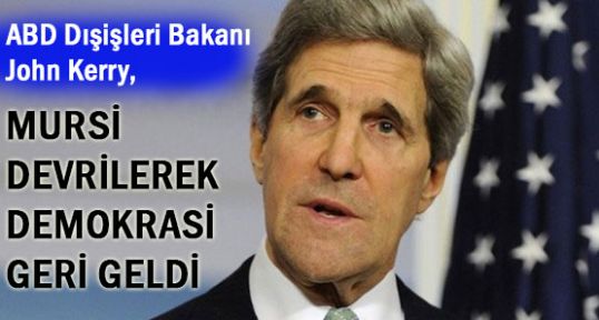 Keryy; Mursi Devrildi Demokdasi Geri Geldi