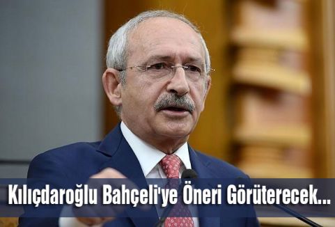 Kılıçdaroğlu Bahçeli'ye Öneri Görüterecek...
