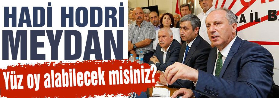 Kılıçdaroğlu'na hodri meydan