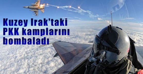K.Irak`taki Pkk Kampları Bombalandı