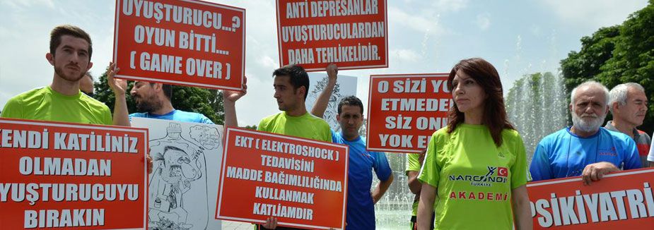 Kızılay'da uyuşturucu karşıtı eylem