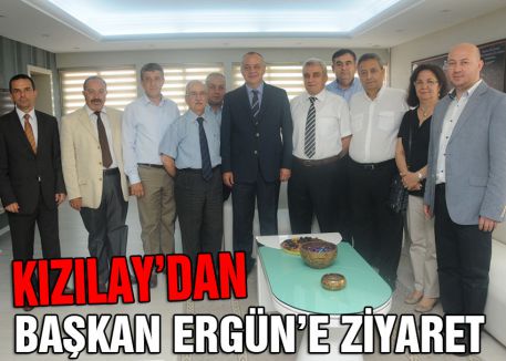 Kızılay’dan Başkan Ergün’e Tebrik Ziyareti