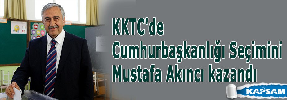 KKTC'de Akıncı kazandı