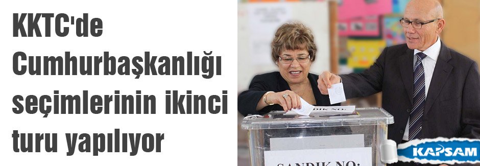 KKTC'de seçimlerinin ikinci turu yapılıyor