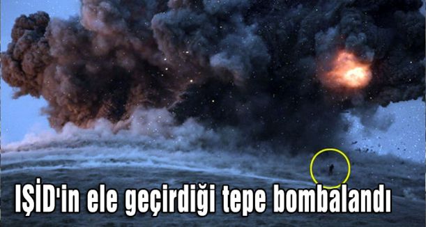 Koolisyon güçleri Tel Şeir'i fena bombaladı