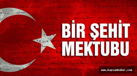 Kukul'dan Bir şehit Mektubu...