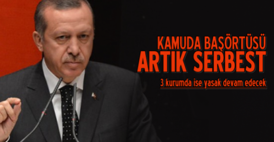 Kurumlarda 'Başörtüsü Yasağı' Kalıdırıldı...
