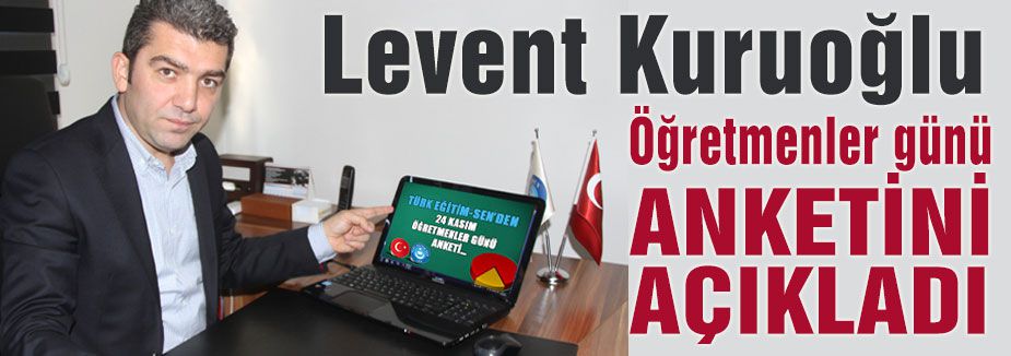 Kuruoğlu'ndan 24 Kasım Öğretmenler Günü Anketi
