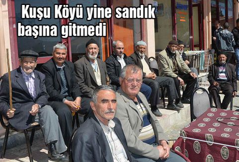 Kuşu, yine sandık başına gitmedi