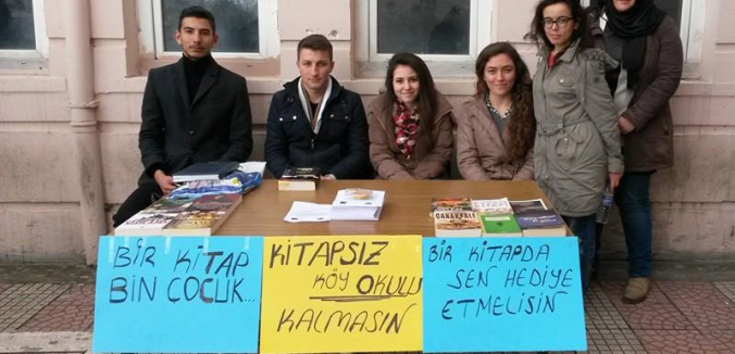 KÜTÜPHANESİZ KÖY OKULU KALMAYACAK!