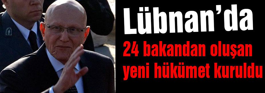 Lübnan'da yeni hükümet