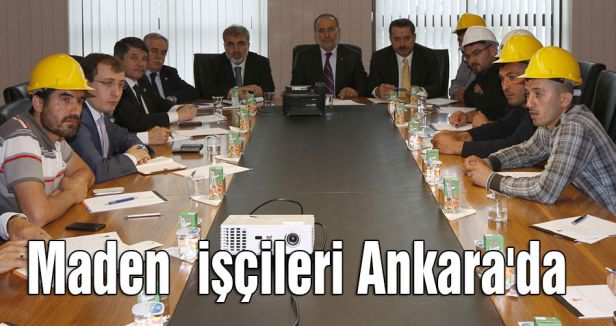Maden işçileri Ankara'da