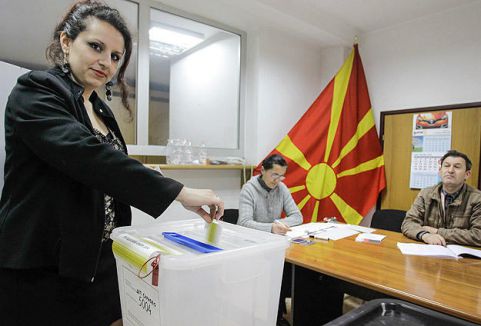 Makedonya'da seçimler başladı...