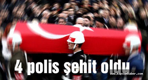 Mardin'de 4 Polis Şehit Oldu!