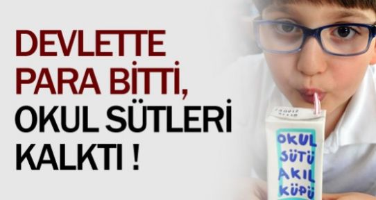Mart’a kadar okullara süt yok !