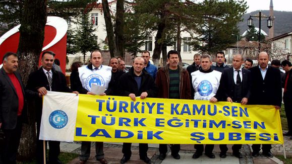 MEB Yasa Tasarısı Ladik'te Protesto Edildi
