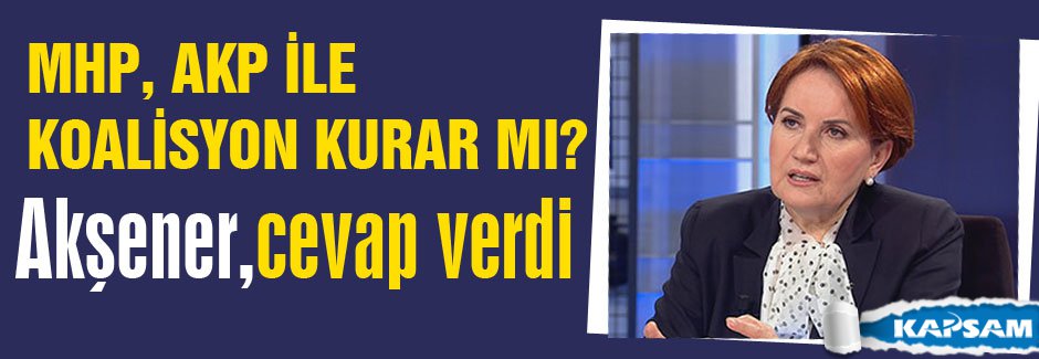Meral Akşener, Çarpıcı Açıklamalarda Bulundu