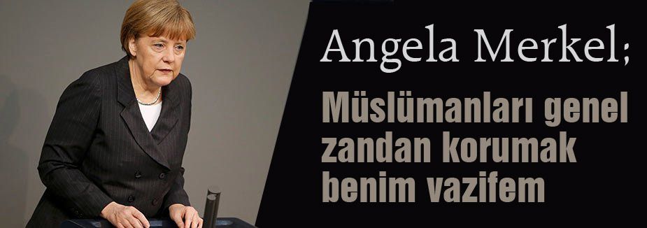 Merkel; Almanya'nın İslamlaştığına katılmıyorum