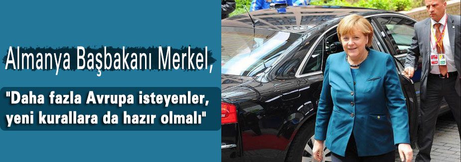 Merkel'den AB'ye reform çağrısı...