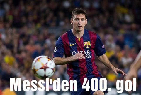 Messi'den 400. gol