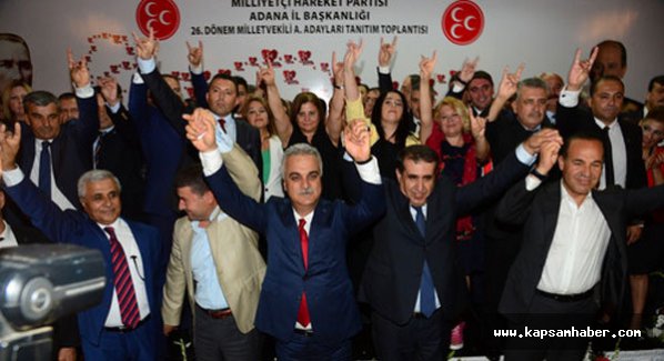 MHP Adana’da aday adaylarını tanıttı
