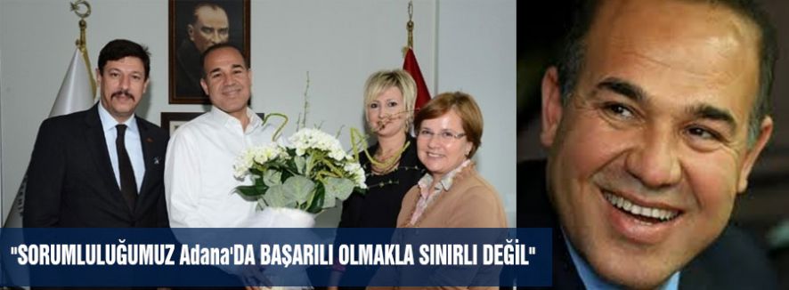 MHP Adana'da birlik örneği...