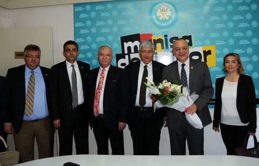 MHP Akhisar Teşkilatından Başkan Ergün'e Ziyaret
