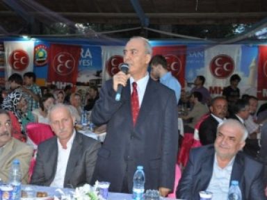 MHP Bafra iİftar Yemeğine Büyük İlgi...